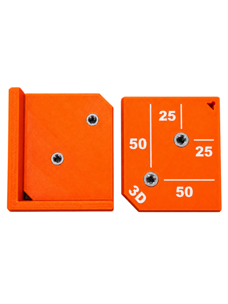Szablon wiertarski do gałek meblowych (rozmiary 25 i 50 mm) – 3D Form Factory